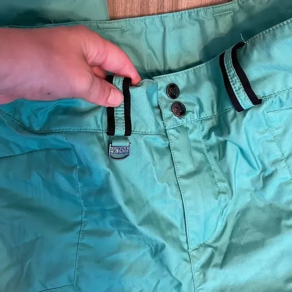 Bonfire snowboarding company Rainer Green Snowboarding pants - Picture 3 of 6